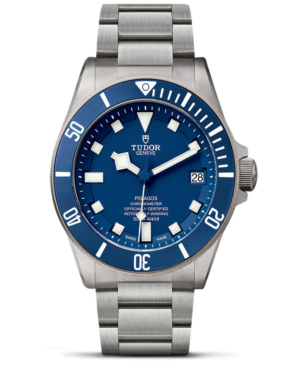 TUDOR Pelagos 42mm, Blue Bezel Dial, Titanium Bracelet