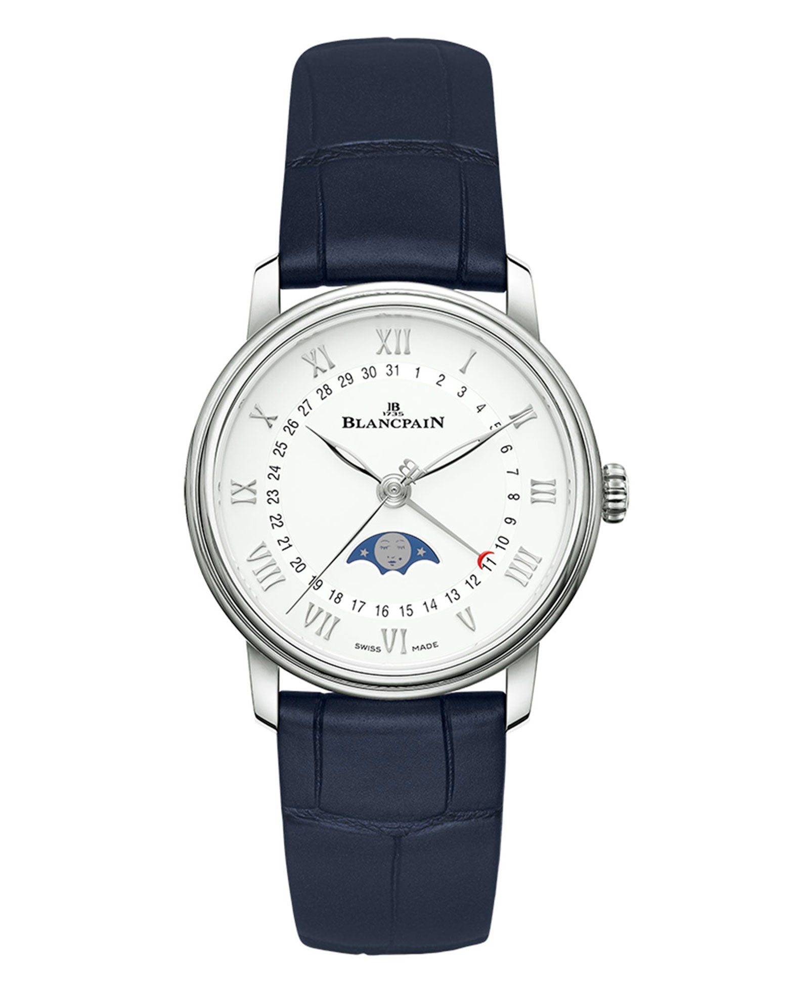 Blancpain Villeret Quantieme Phases De Lune, Steel