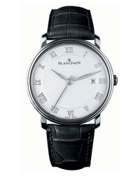 Blancpain Villeret Ultraplate, Automatic, Steel, 40 mm, Black Alligator Strap