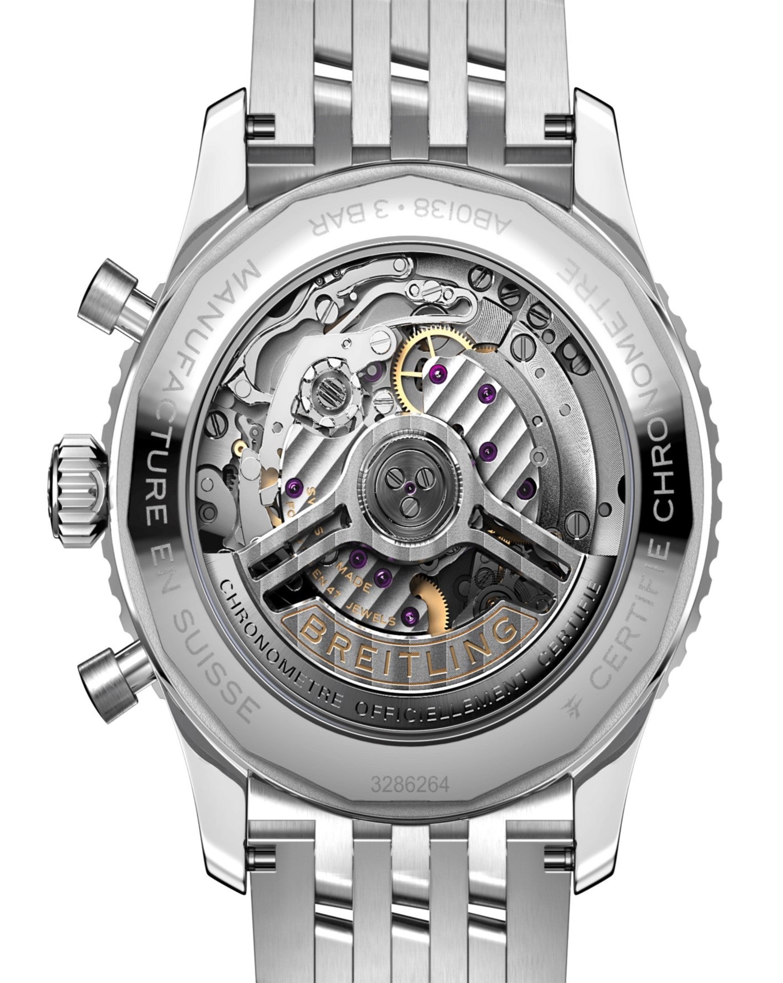 Breitling Navitimer B01, Chronograph, Steel Case, 43mm, Stainless Steel Metal Bracelet