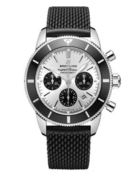Breitling Superocean Heritage B01, Chronograph, Steel Case, 44mm, Black Rubber Strap