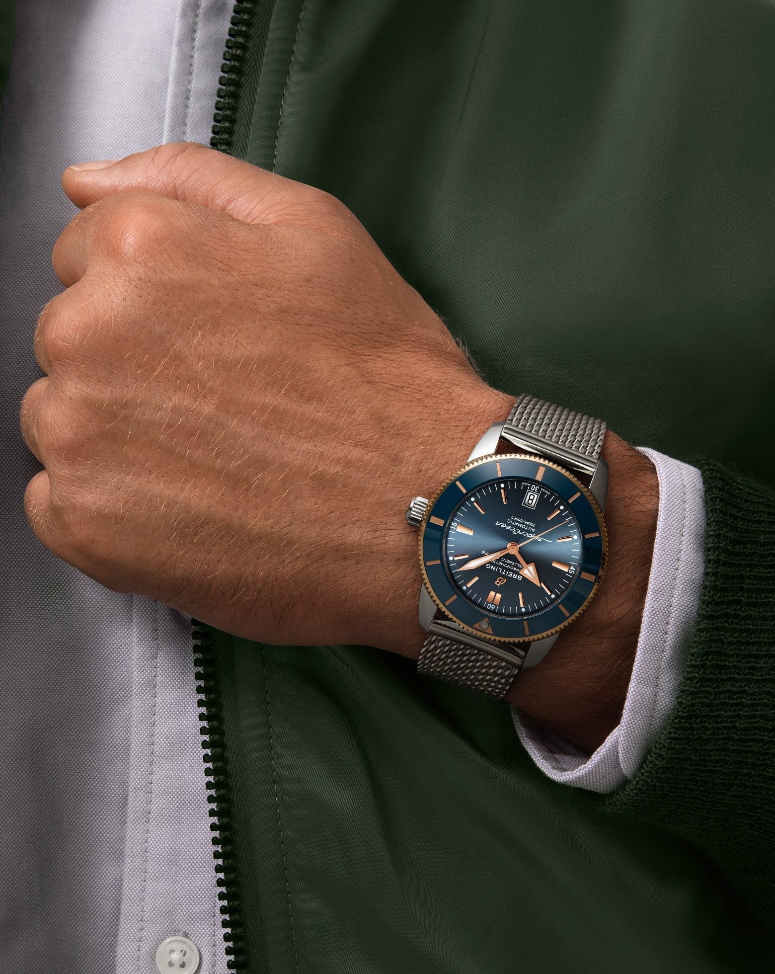 Breitling Superocean Heritage B20, Automatic, Steel Case, 42mm, Stainless Steel Metal Bracelet