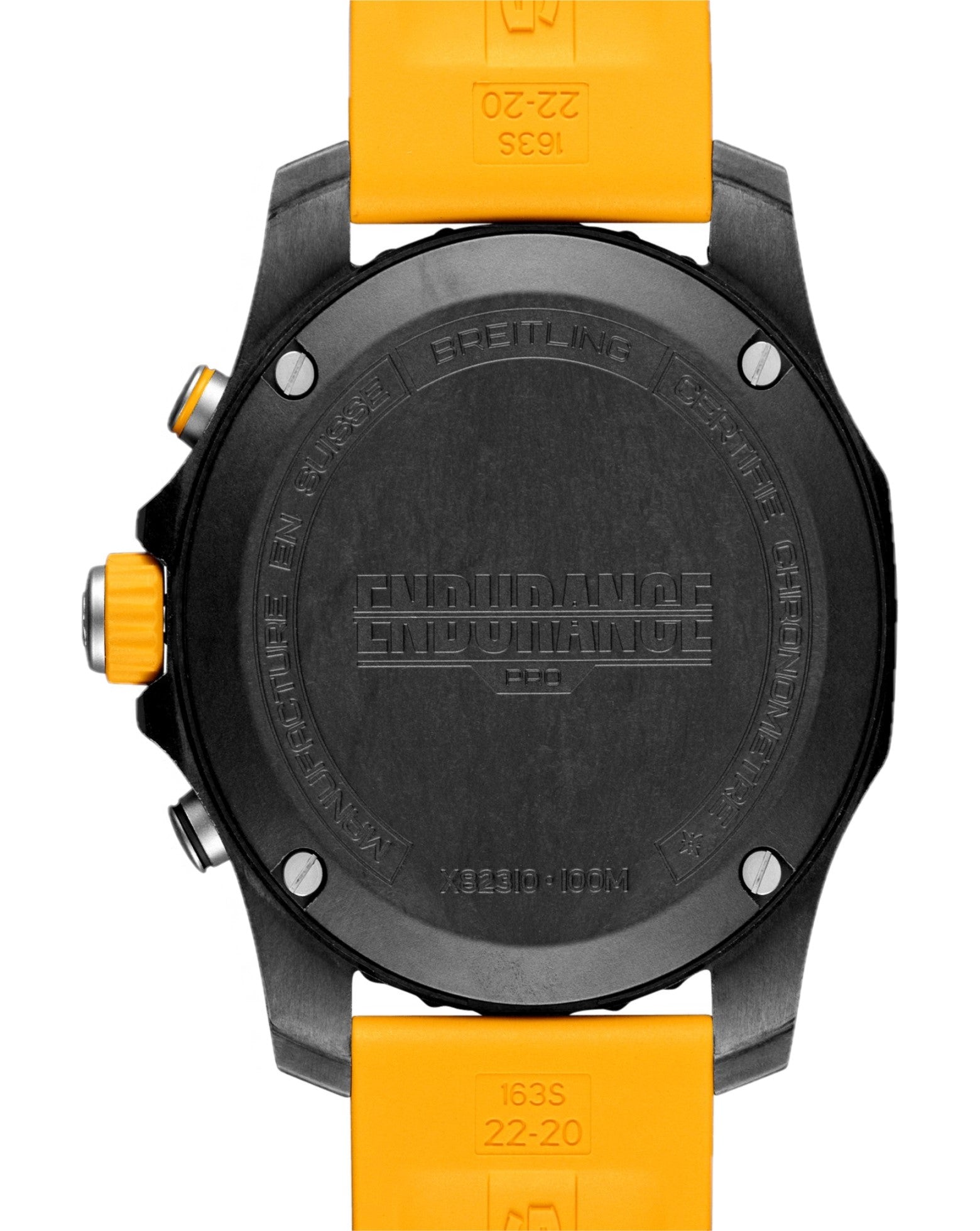 Breitling Endurance Pro, Quartz, Breitlight Case, 44mm, Yellow Rubber Strap