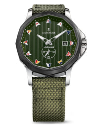 Corum Admiral Legend 42mm Automatic, Stainless Steel Case, Green Dial, Nato Strap