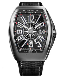 Franck Muller Vanguard Yachting 45mm, Black Dial, Black Nylon on Rubber Strap