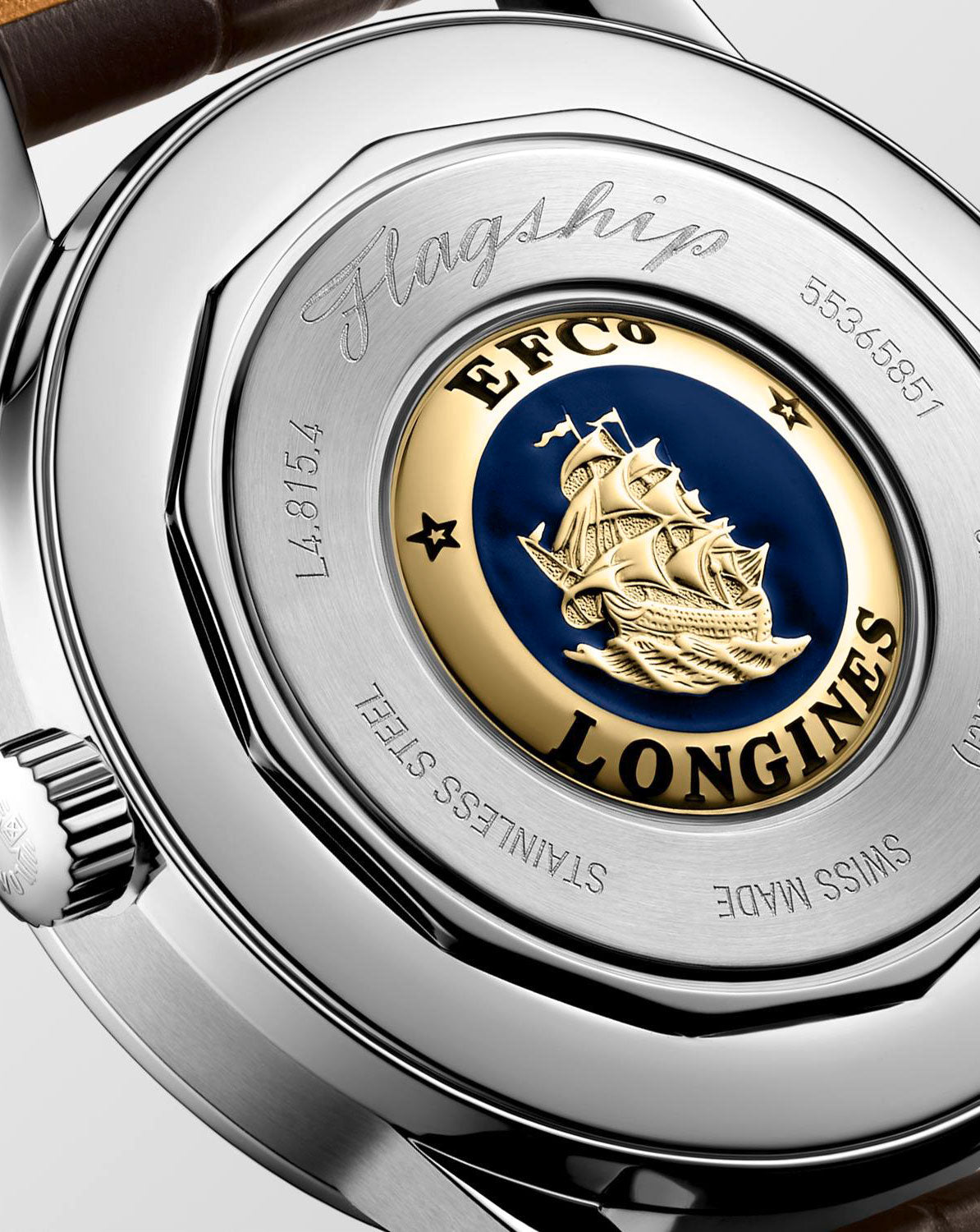 Cortina-Watch-Longines-Flagship Heritage Moonphase-Ref. L4.815.4.78.2-Caseback
