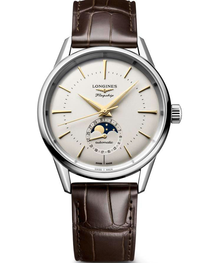 Cortina-Watch-Longines-Flagship Heritage Moonphase-Ref. L4.815.4.78.2-Face