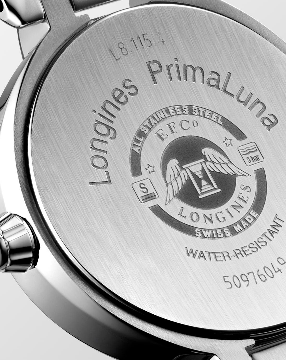 Cortina-Watch-Longines-PrimaLuna Moonphase-Ref. L8.115.4.71.6-Caseback