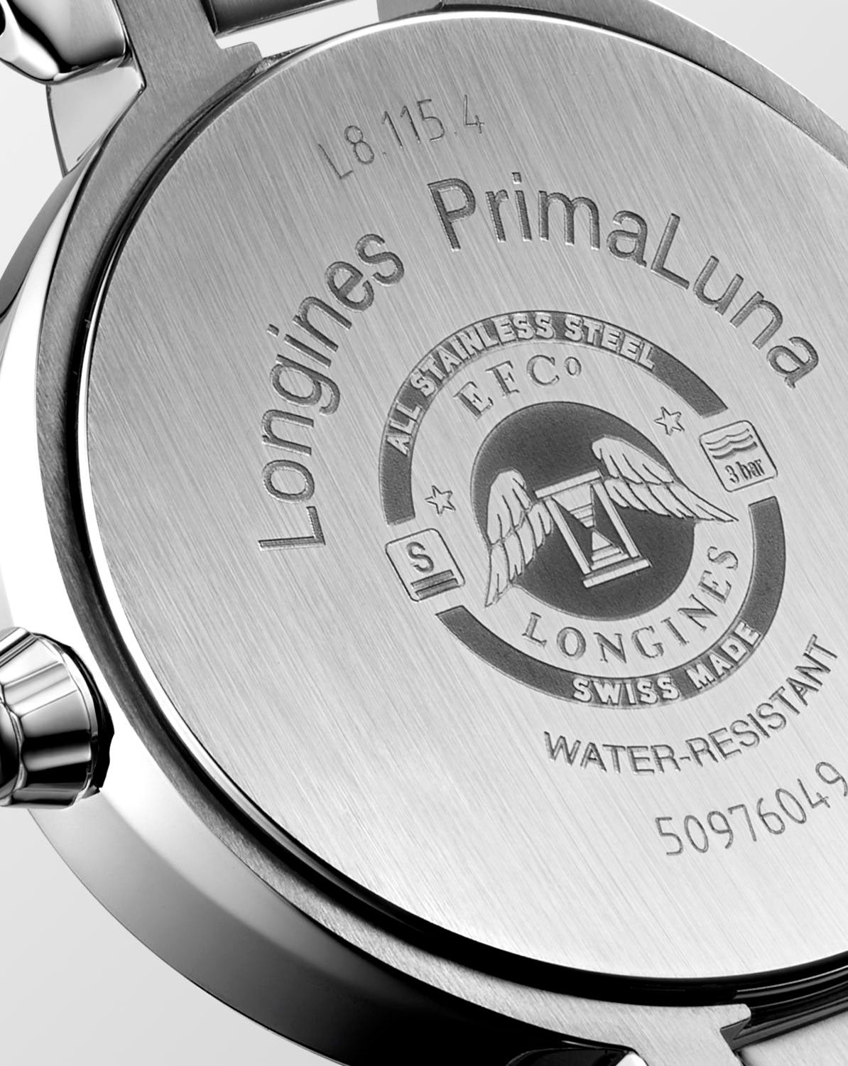 Cortina-Watch-Longines-PrimaLuna Moonphase-Ref. L8.115.4.87.6-Caseback