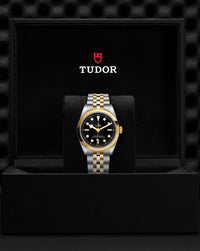 TUDOR Black Bay 36 S&G 36mm, Steel Case, Black Dial, Steel and yellow gold bracelet
