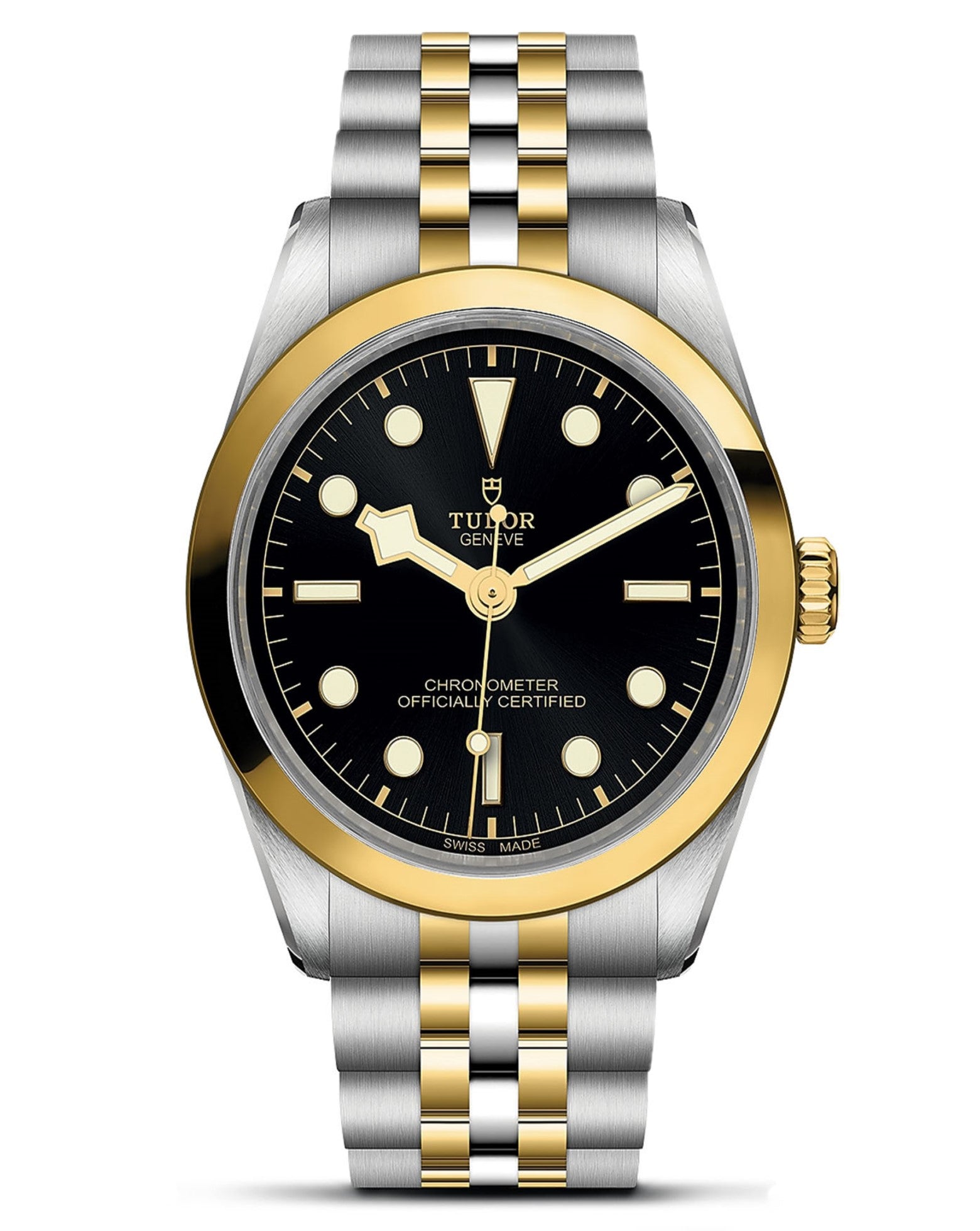 TUDOR Black Bay 36 S&G 36mm, Steel Case, Black Dial, Steel and yellow gold bracelet