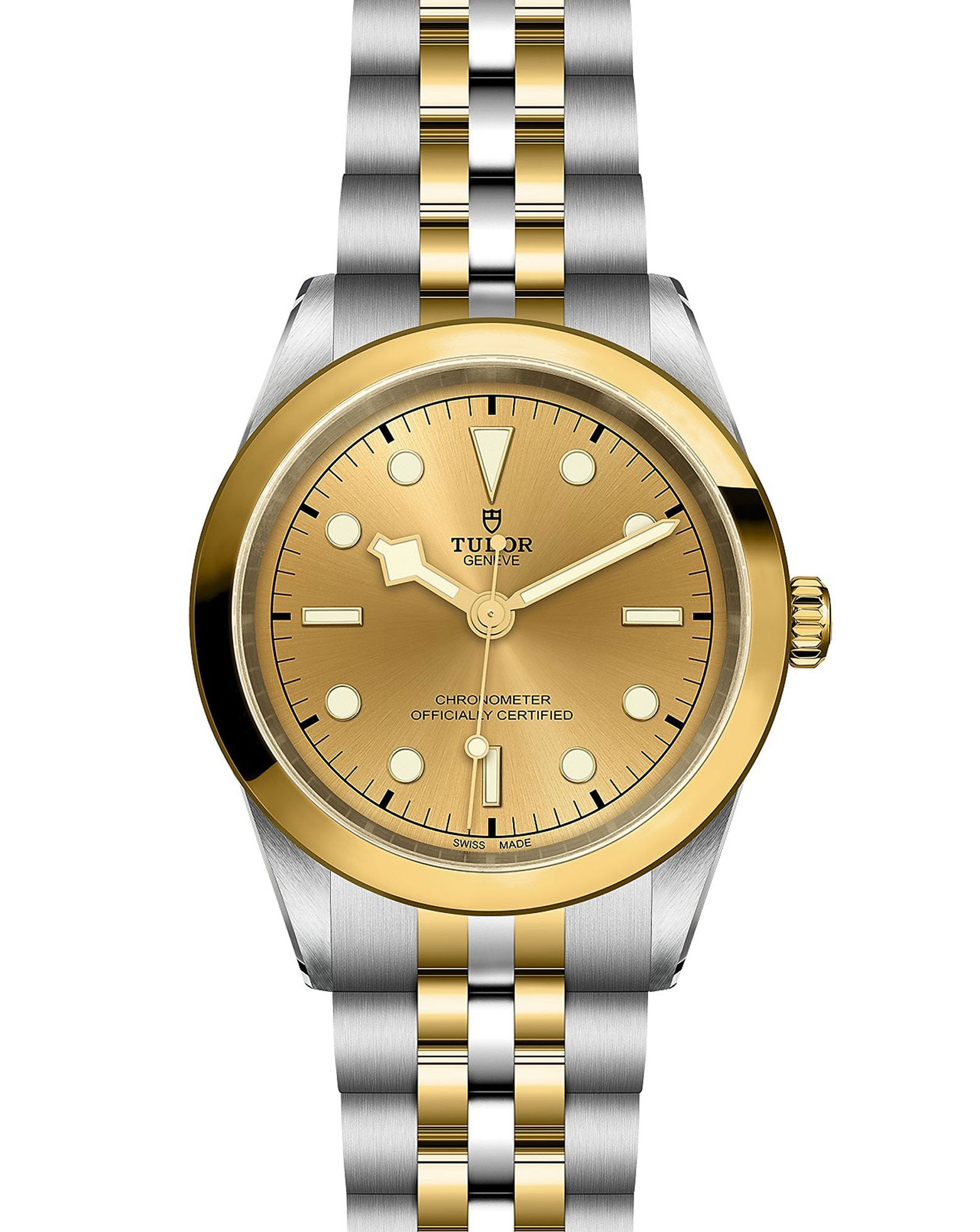 TUDOR Black Bay 41 S&G 41mm, Steel Case, Champagne-colour Dial, Steel and Yellow Gold Bracelet