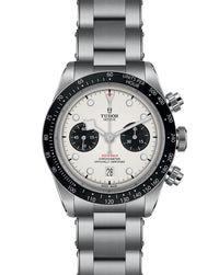TUDOR Black Bay Chrono 41mm, Steel Case, White Dial, Steel Bracelet