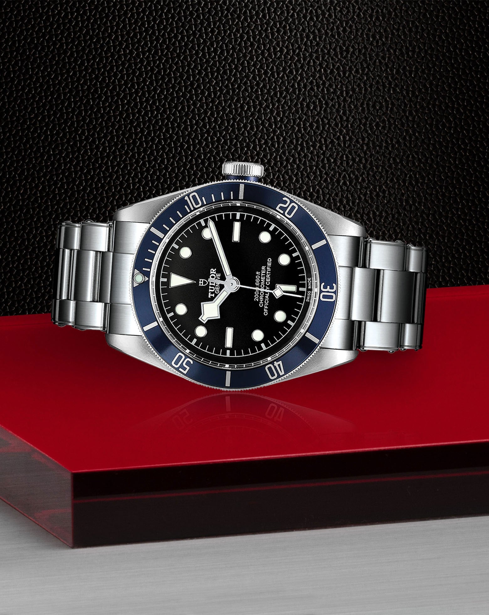 TUDOR Black Bay 41mm, Steel Case, Black Dial, Rivet Steel Bracelet