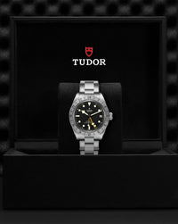 TUDOR Black Bay Pro 39mm, Steel Case, Black Dial, Riveted Steel Bracelet