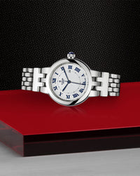TUDOR Clair de Rose 30mm, Steel Case, Opaline Dial, Steel Bracelet