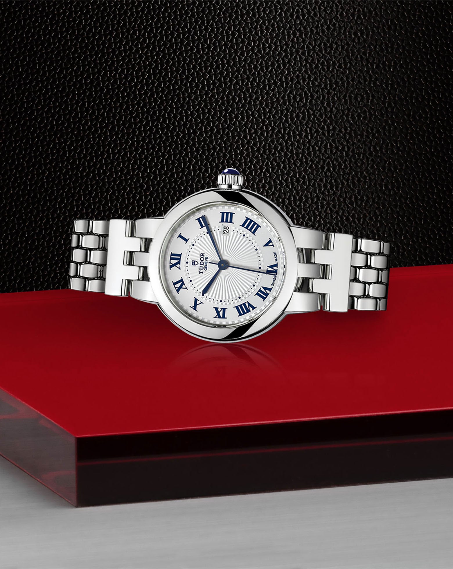 TUDOR Clair de Rose 30mm, Steel Case, Opaline Dial, Steel Bracelet