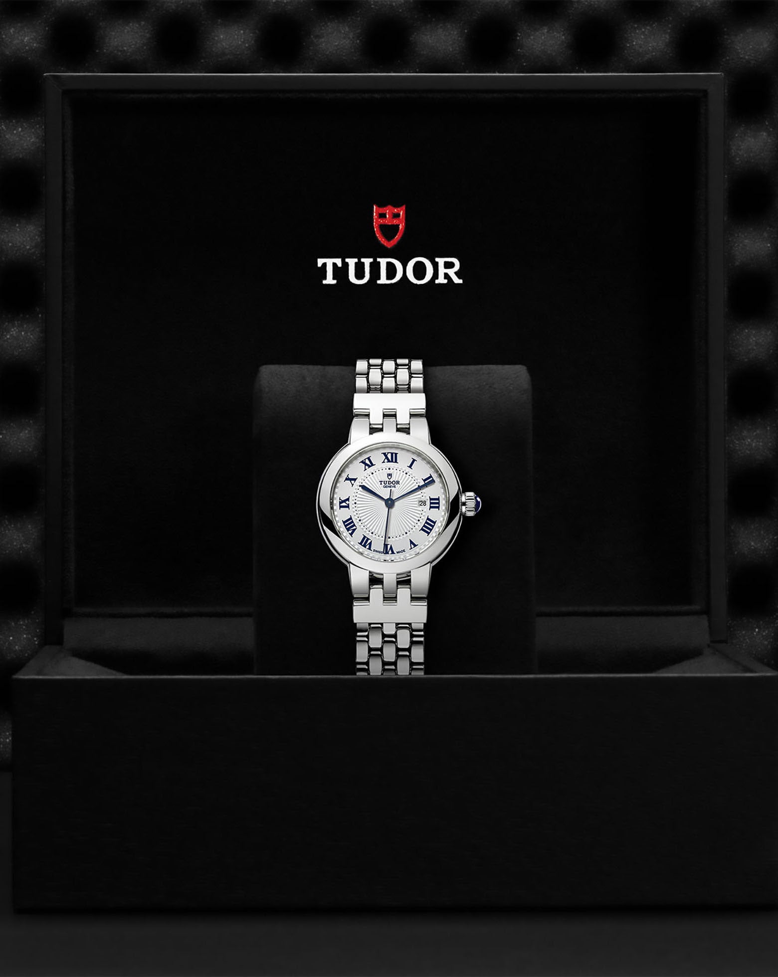 TUDOR Clair de Rose 30mm, Steel Case, Opaline Dial, Steel Bracelet