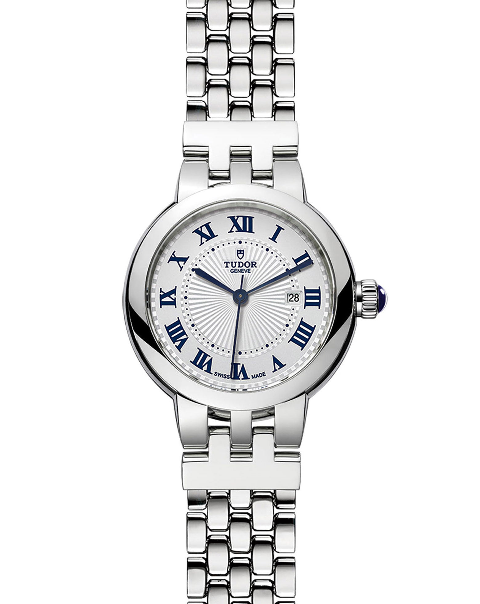 TUDOR Clair de Rose 30mm, Steel Case, Opaline Dial, Steel Bracelet