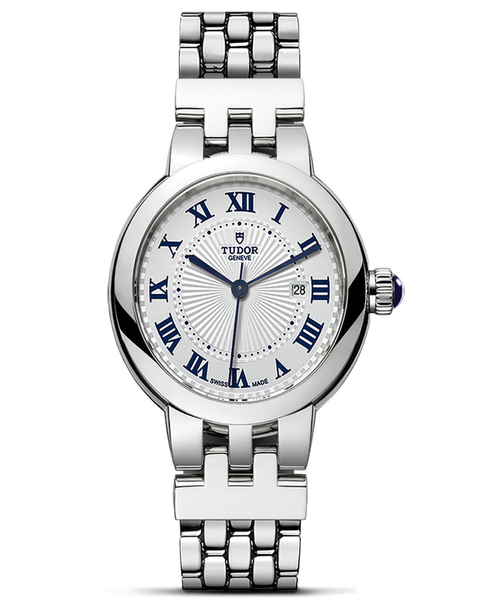 TUDOR Clair de Rose 30mm, Steel Case, Opaline Dial, Steel Bracelet