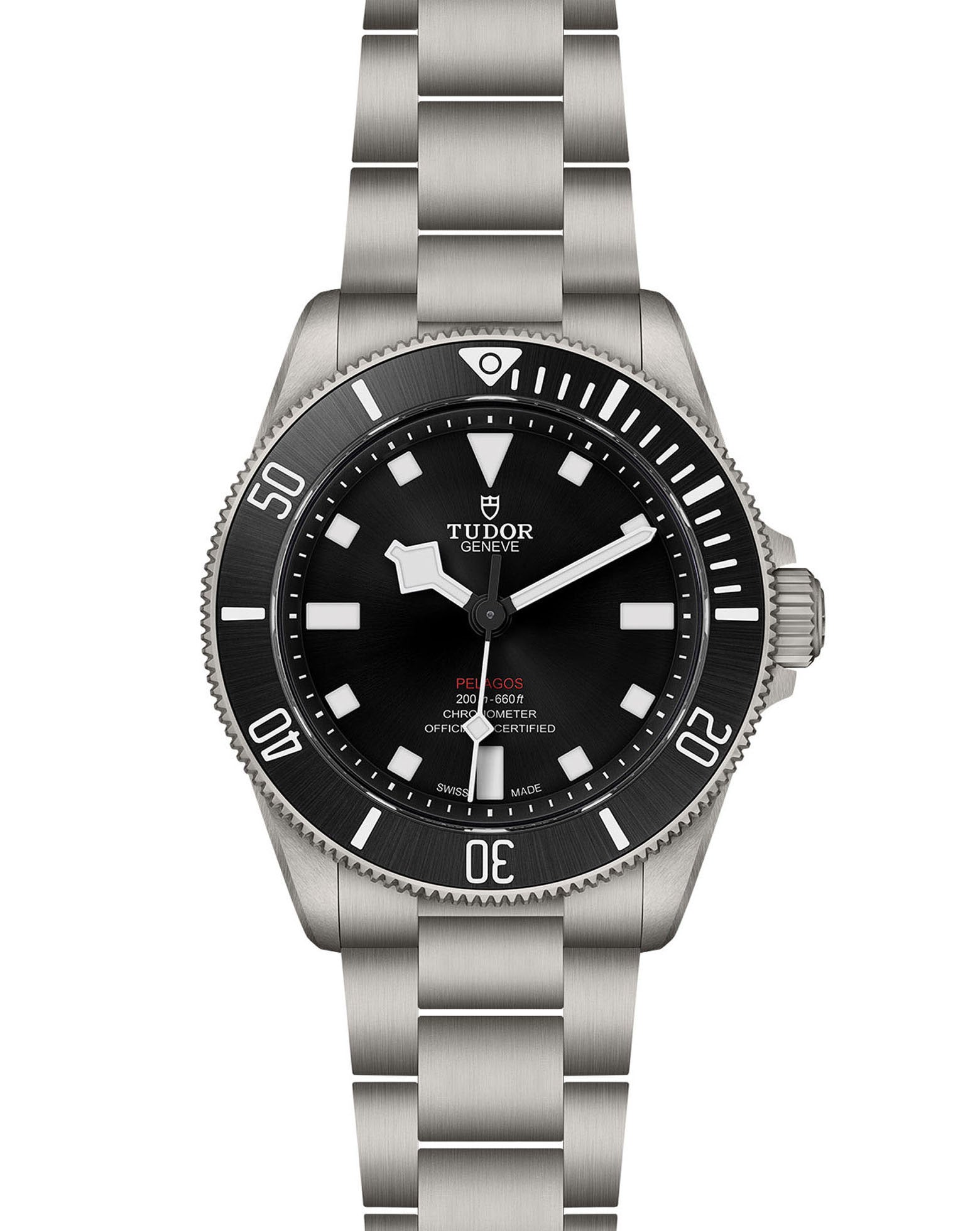 TUDOR Pelagos 39 39mm, Unidirectional Rotating Bezel, Black Dial, Titanium Bracelet