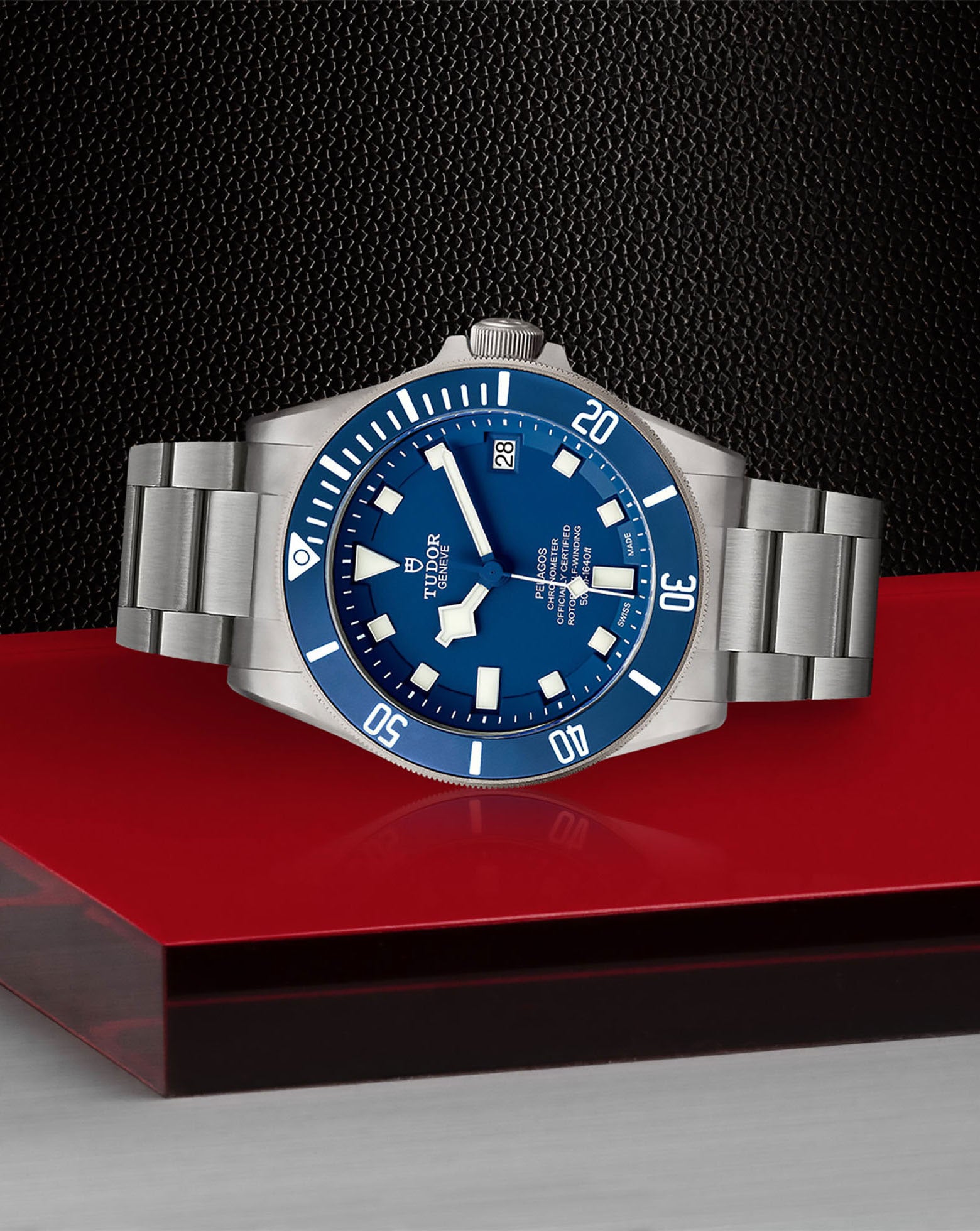 TUDOR Pelagos 42mm, Ceramic Matt Blue Disc, Blue Dial, Titanium Bracelet