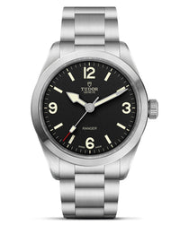 TUDOR Ranger 39mm, Steel Case, Black Dial, Steel Bracelet