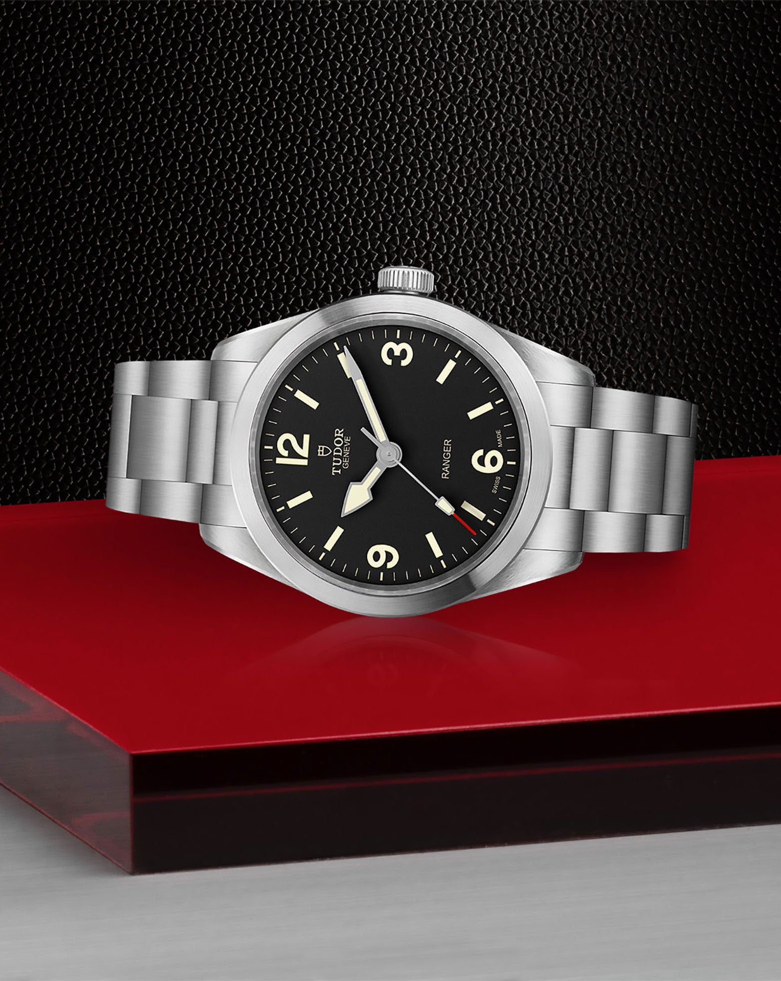 TUDOR Ranger 39mm, Steel Case, Black Dial, Steel Bracelet