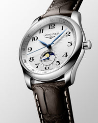 Longines Master Collection Automatic Moon-phase 40mm, Brown Leather Strap