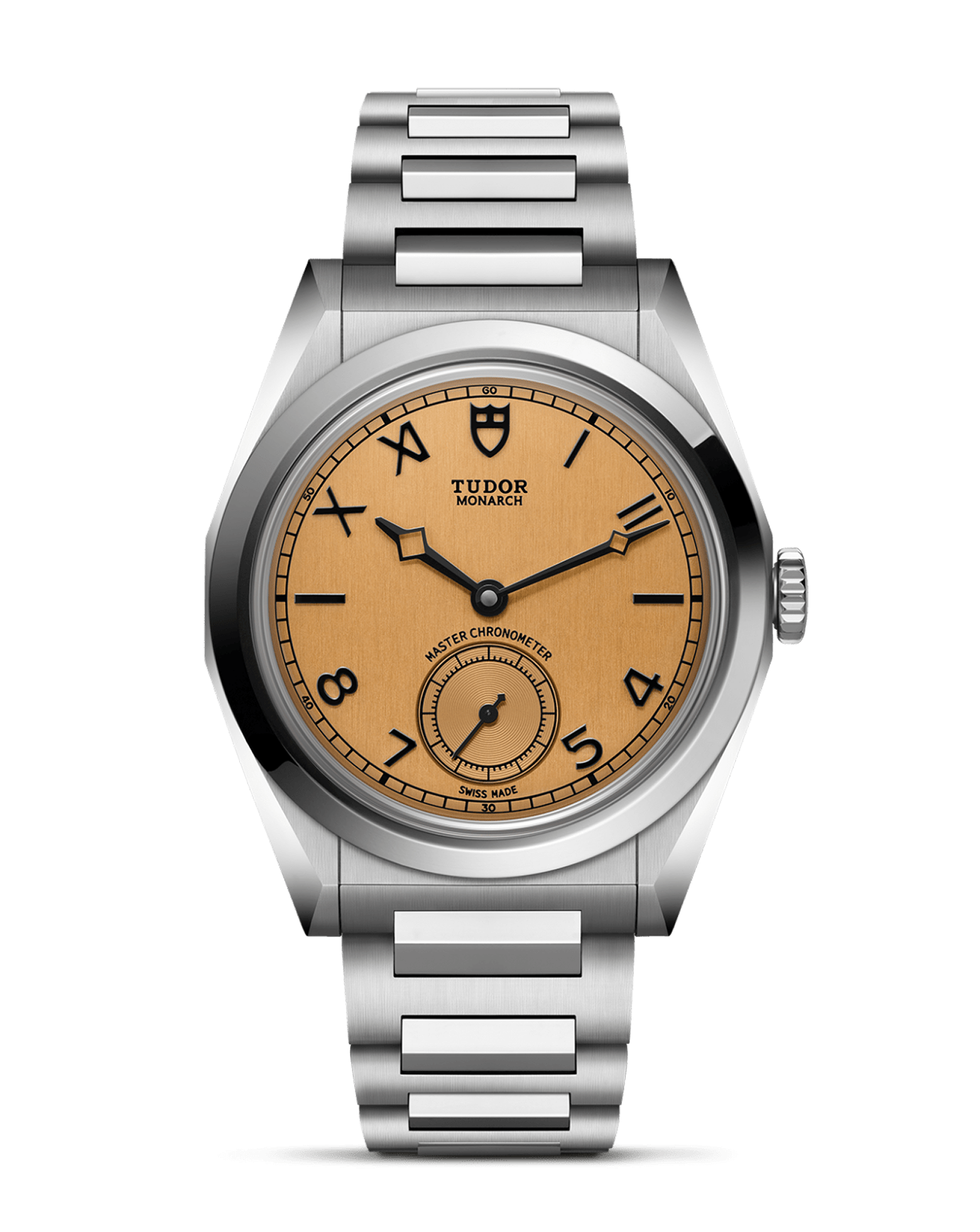 TUDOR Monarch 39mm, Steel Case, Dark Champagne Dial, Steel Bracelet