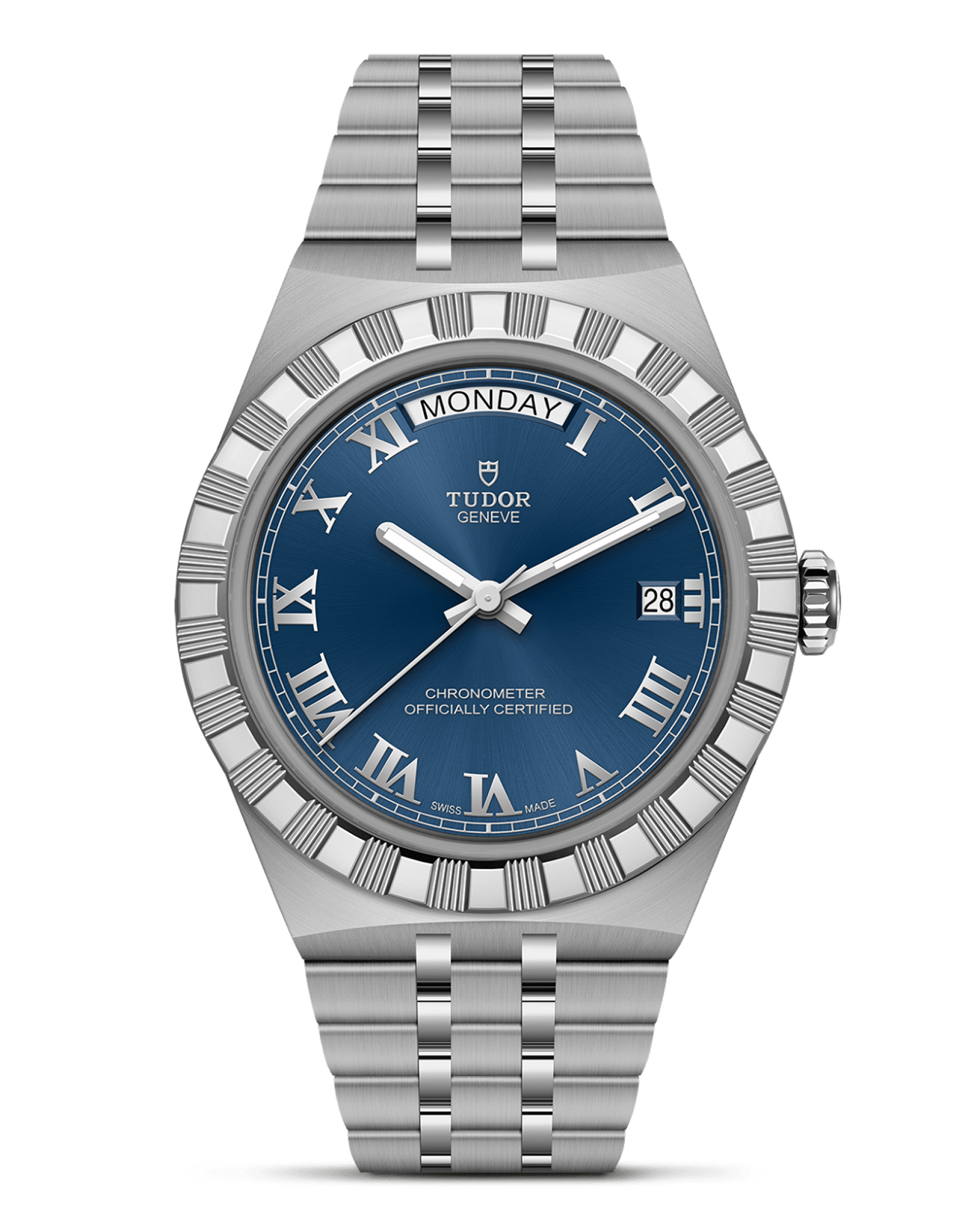 TUDOR Royal 40mm Steel Case, Blue Dial, Steel Bracelet