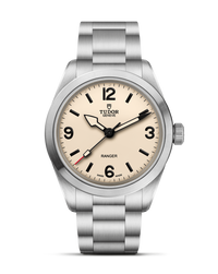 TUDOR Ranger 39mm, Steel Case, Beige Dial, Steel Bracelet