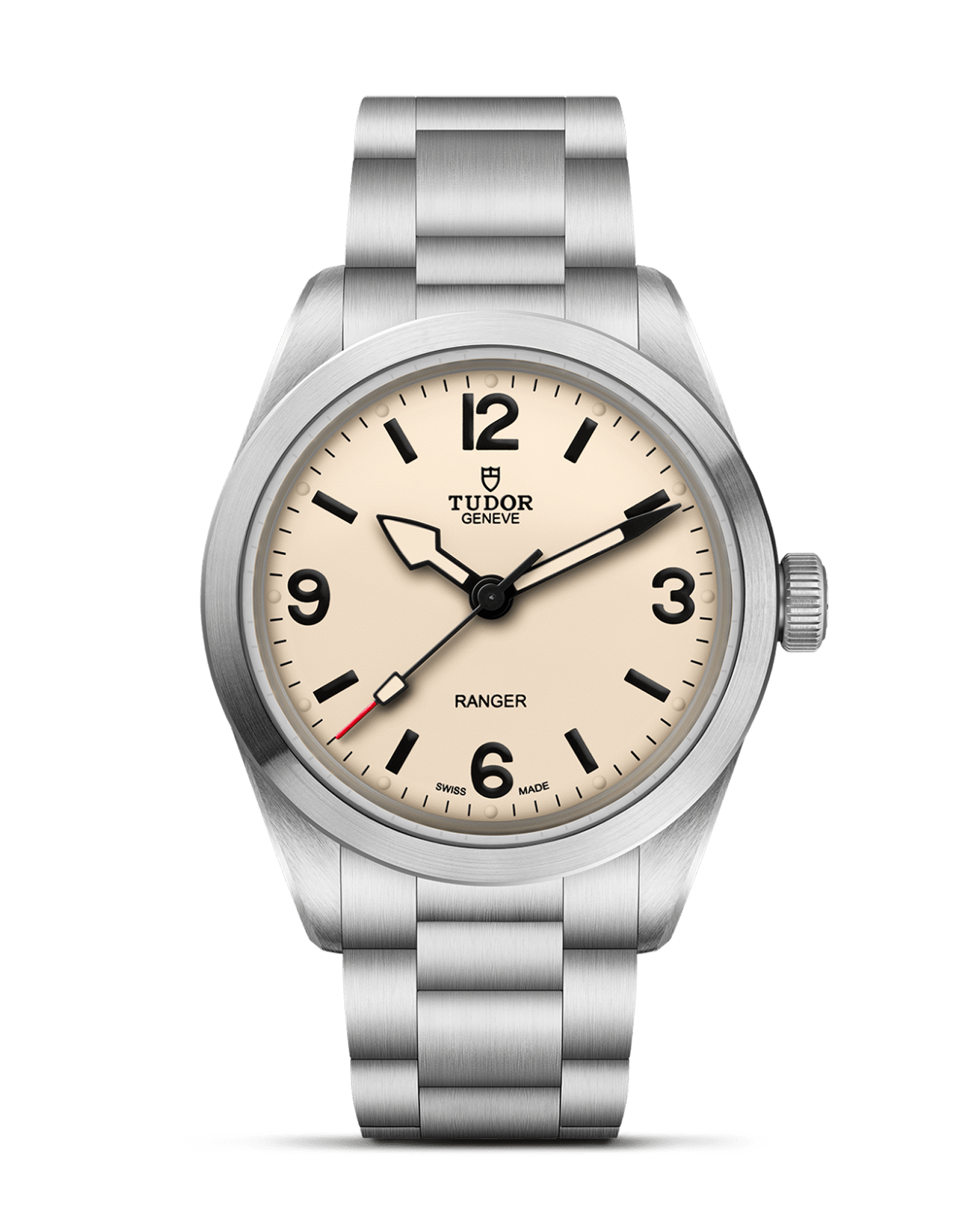 TUDOR Ranger 39mm, Steel Case, Beige Dial, Steel Bracelet