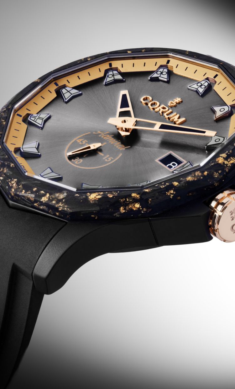 Carbon and Gold Bezel