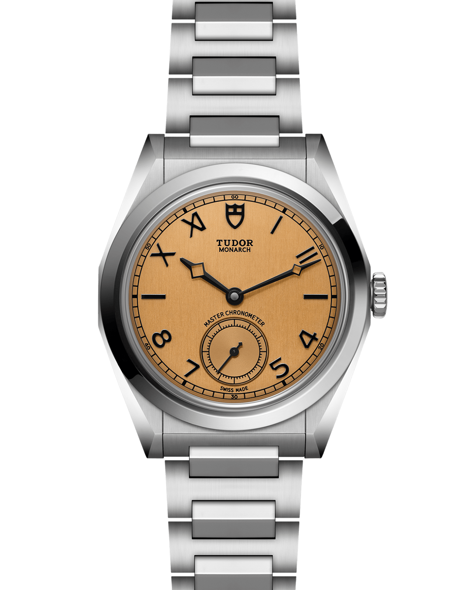 TUDOR Monarch 39mm, Steel Case, Dark Champagne Dial, Steel Bracelet