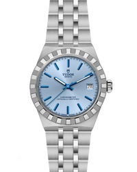 TUDOR Royal 36mm Steel Case, Light Blue Dial, Steel Bracelet