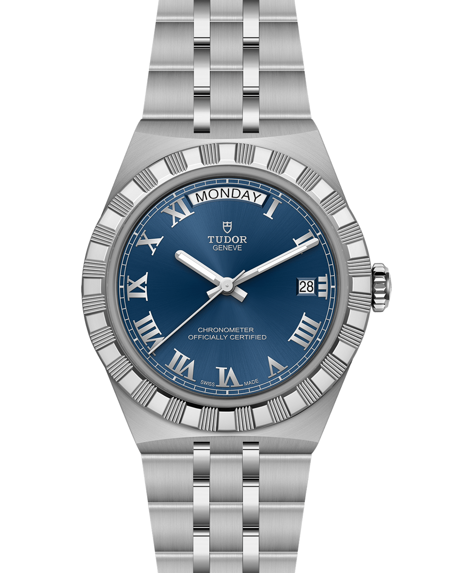 TUDOR Royal 40mm Steel Case, Blue Dial, Steel Bracelet