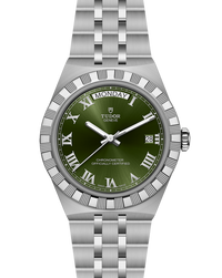 TUDOR Royal 40mm Steel Case, Green Dial, Steel Bracelet