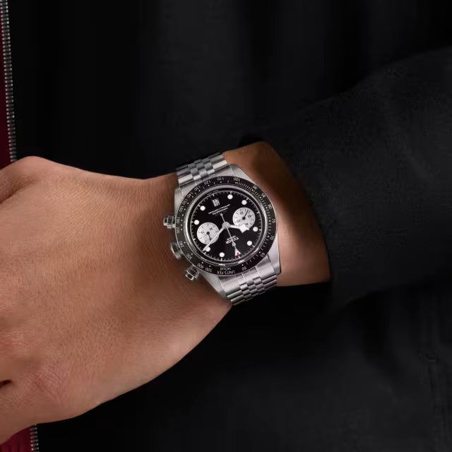 TUDOR Black Bay Chrono, 41mm, Steel Case, Black Dial