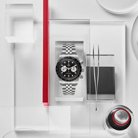 TUDOR Black Bay Chrono, 41mm, Steel Case, Black Dial