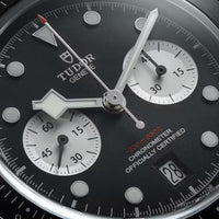 TUDOR Black Bay Chrono, 41mm, Steel Case, Black Dial