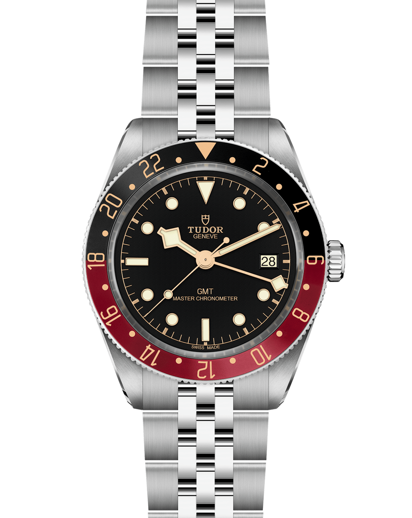 TUDOR Black Bay 58 GMT 39mm Steel Case, Black Dial, Steel Bracelet